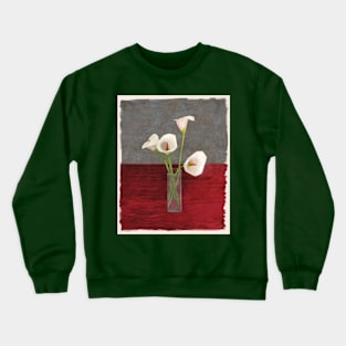 Flowers Painting Crewneck Sweatshirt